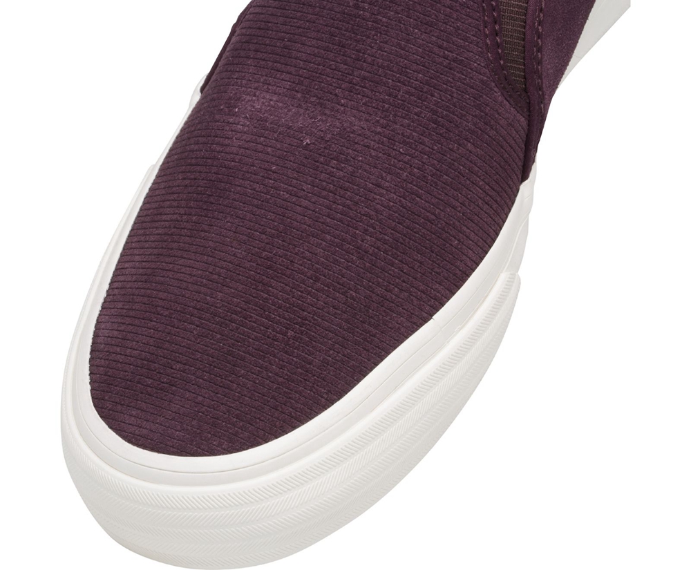 Keds Slip Ons Damen Lila - Double Decker Suede - ZMC-278605